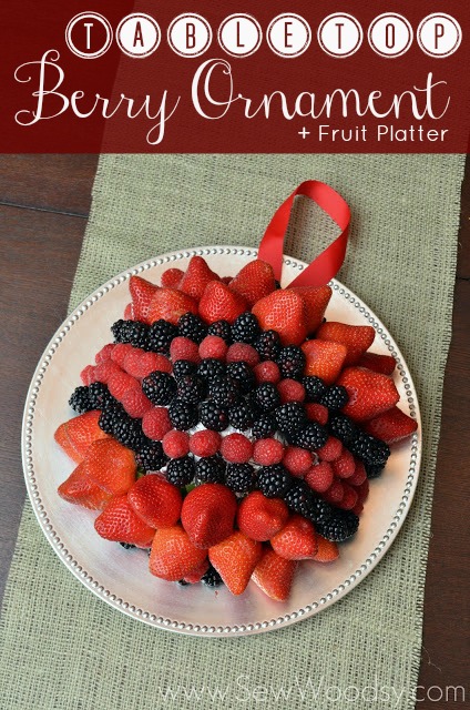 Tabletop Berry Ornament + Fruit Platter