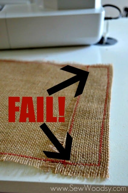 Burlap & Felt Heart Garden Flag Fail | SewWoodsy.com #sewing #DIY #GardenFlag #ValentinesDay