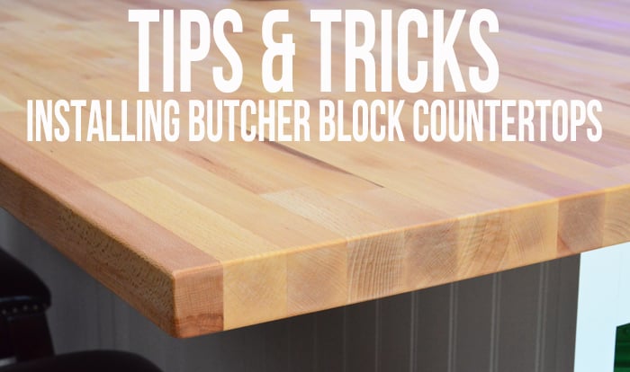 Tips And Tricks On Installing Butcher Block Countertops Sew Woodsy 