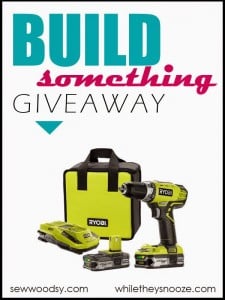 Build Something Giveaway!