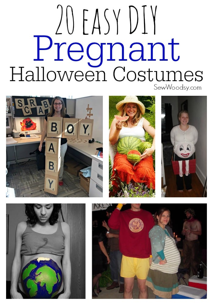 20 Pregnant Halloween Costumes Sew Woodsy