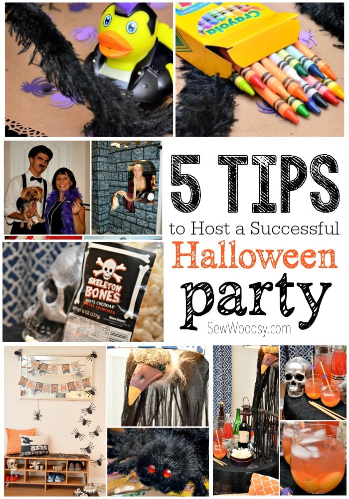 5 Tips to Host a Successful Halloween Party - Sew Woodsy