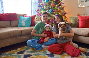 christmas morning with the family