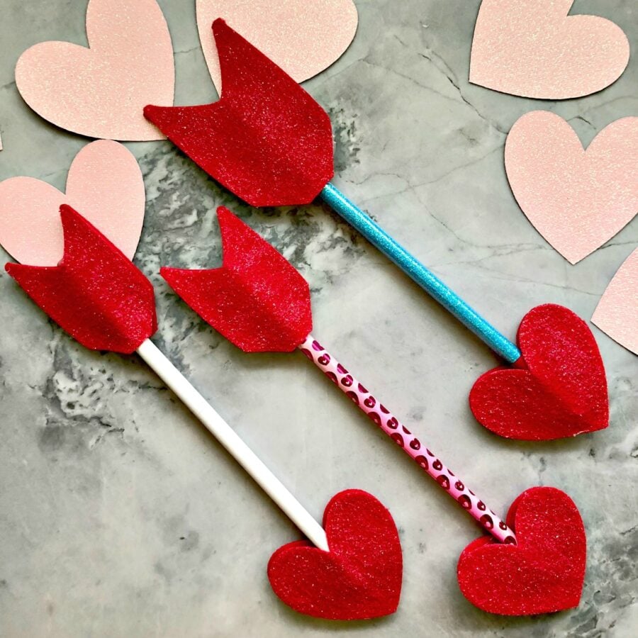 Cupid's Arrow Pencil Covers