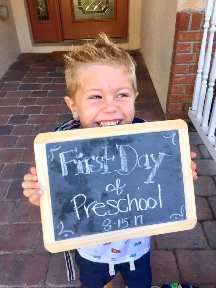 First Day of Preschool
