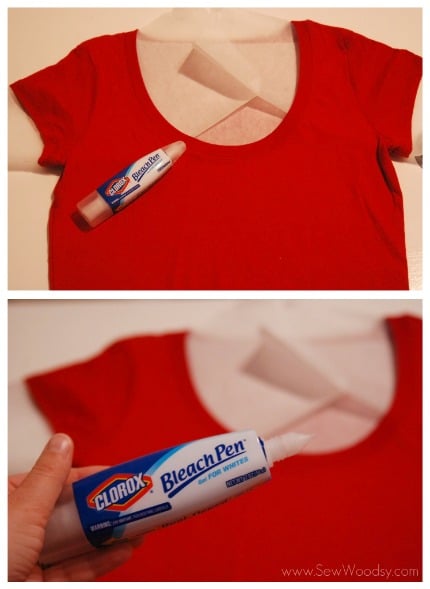 DIY I Love Yoga Bleach Pen Shirt - Make Something Mondays