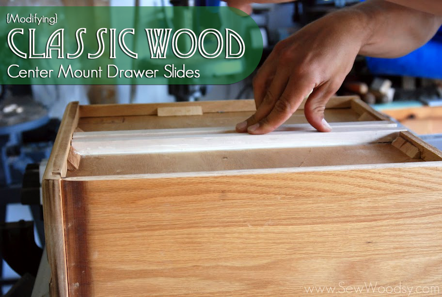 Classic Wood Center-Mount Drawer Slide