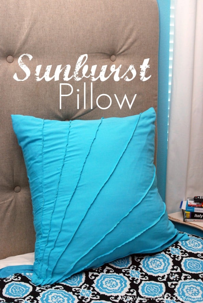 Sunburst Pillow - Sew Woodsy