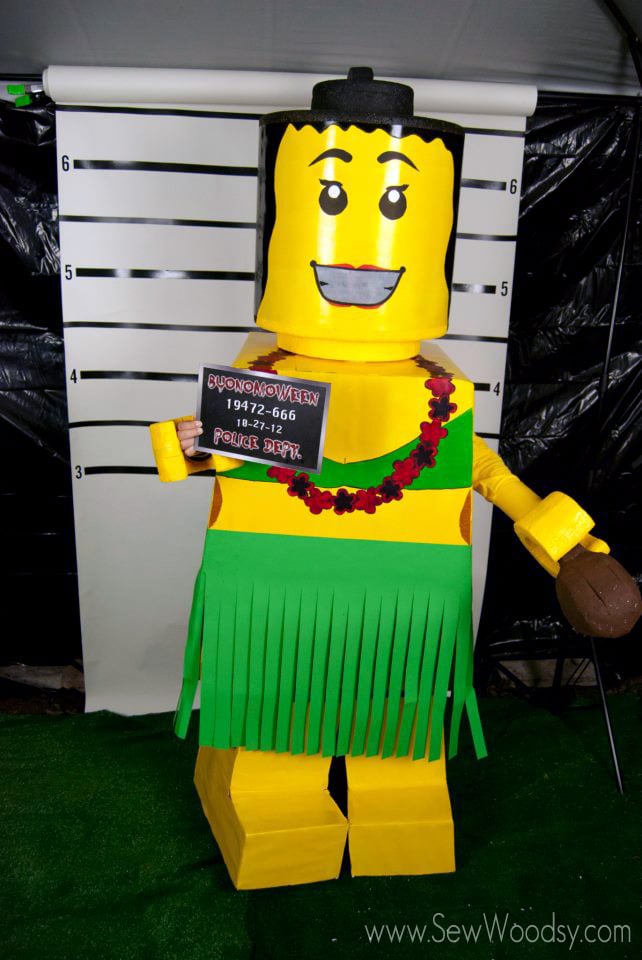 DIY Hula Lego Costume