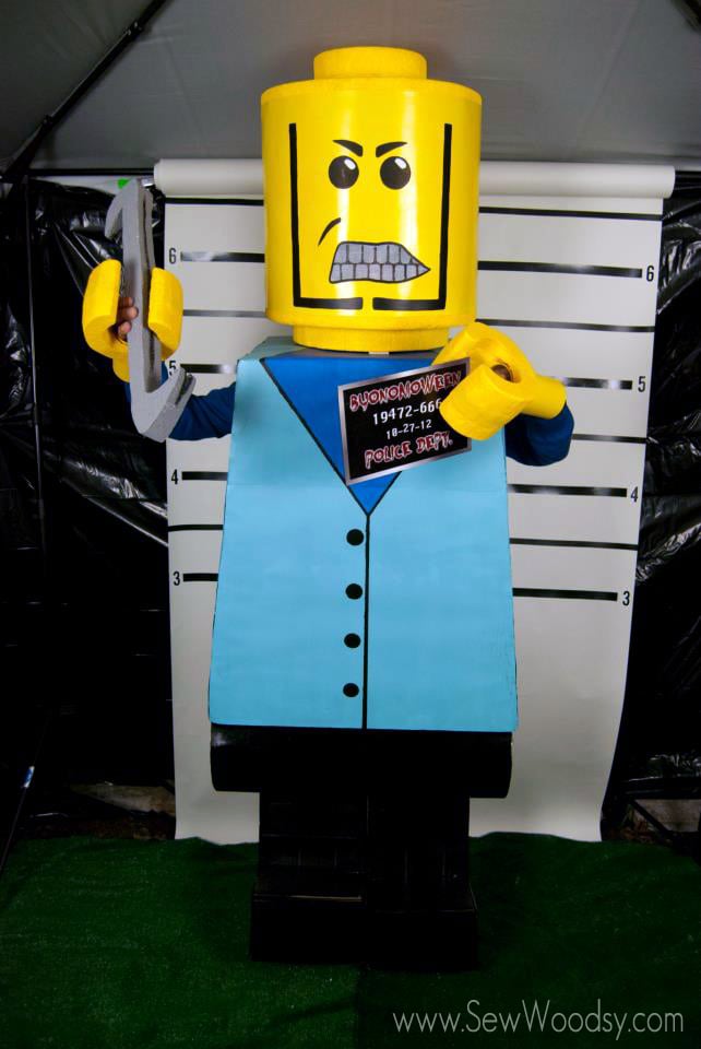 DIY Mean Lego Costume