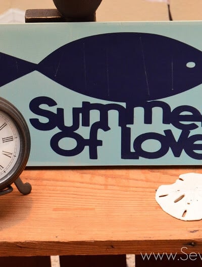 Summer of Love Vinyl Sign