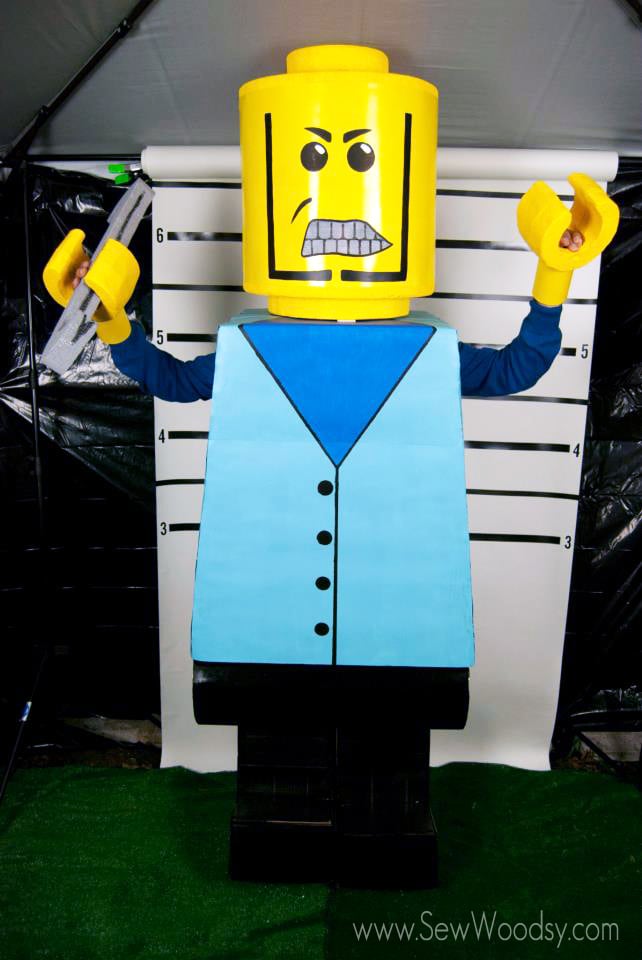 DIY Scary Lego Costume from SewWoodsy.com