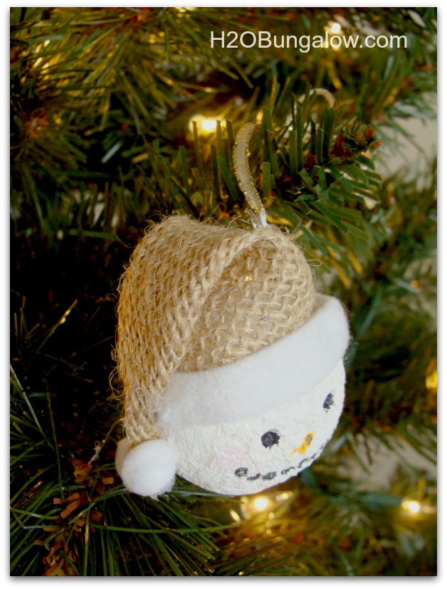 Snowman Ornament from H2o Bungalow on SewWoodsy.com