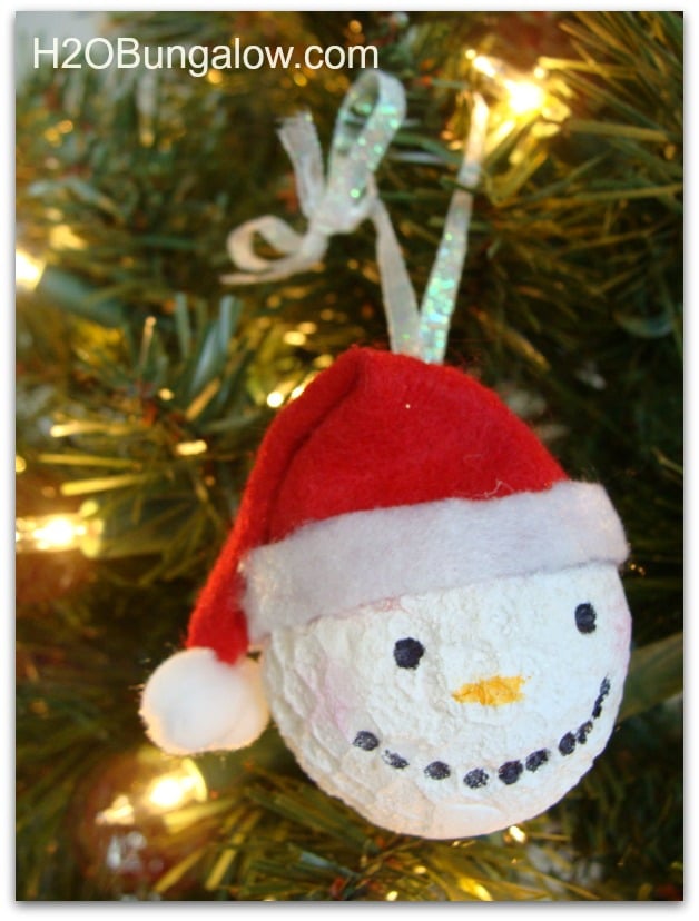 Snowman Ornament from H2o Bungalow on SewWoodsy.com