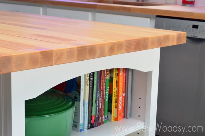 Installing Butcher Block on a Kitchen Island - Sew Woodsy