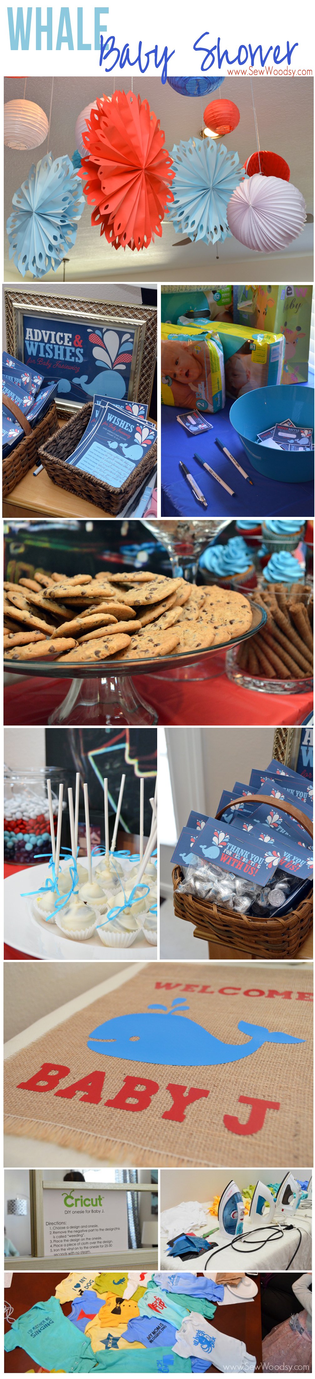 Great ideas for a Whale Baby Shower #boy #babyshower