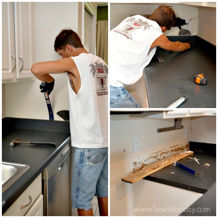 how to remove formica kitchen countertops