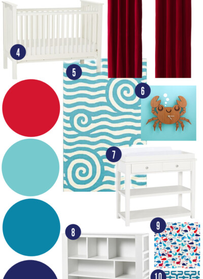 Check out the ideas we have for a whale-themed nursery!