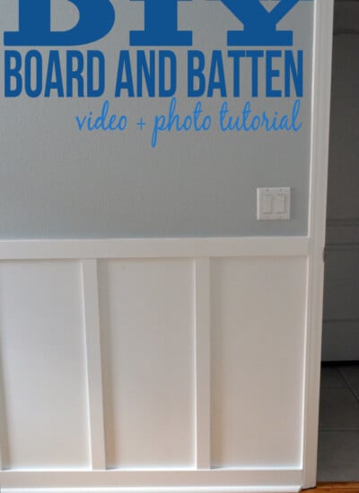 {Video} DIY Board and Batten
