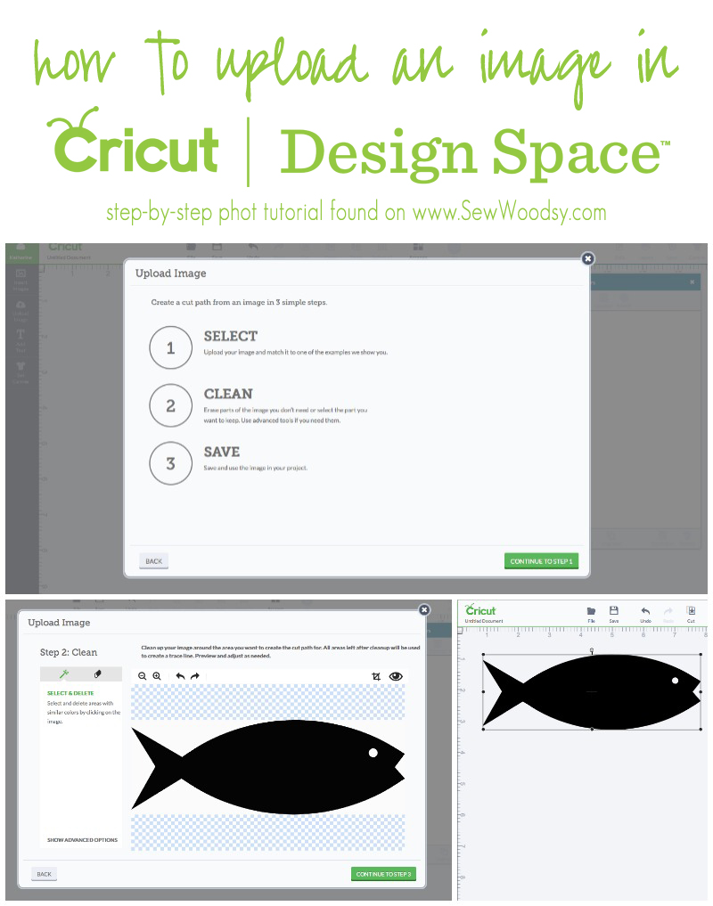 How To Upload an Image in Cricut Design Space from SewWoodsy.com