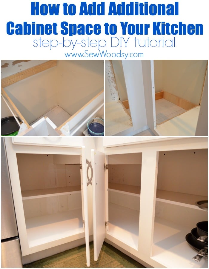 How to Add Additional Cabinet Space to Your Kitchen