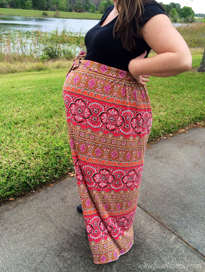 Maternity Maxi Dress from SewWoodsy.com