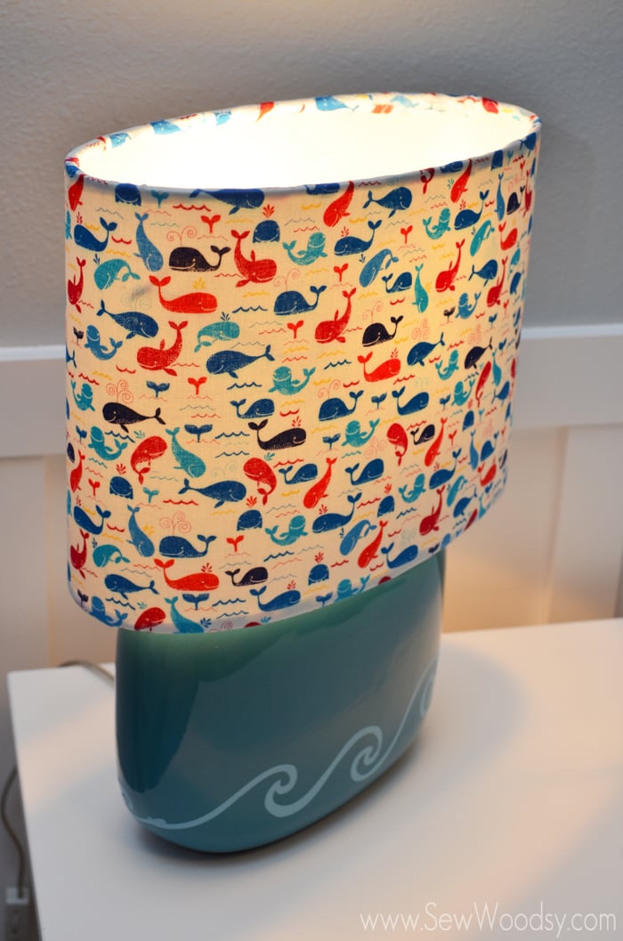 DIY Nursery Whale Lamp