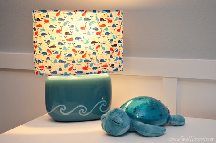 DIY Nursery Whale Lamp