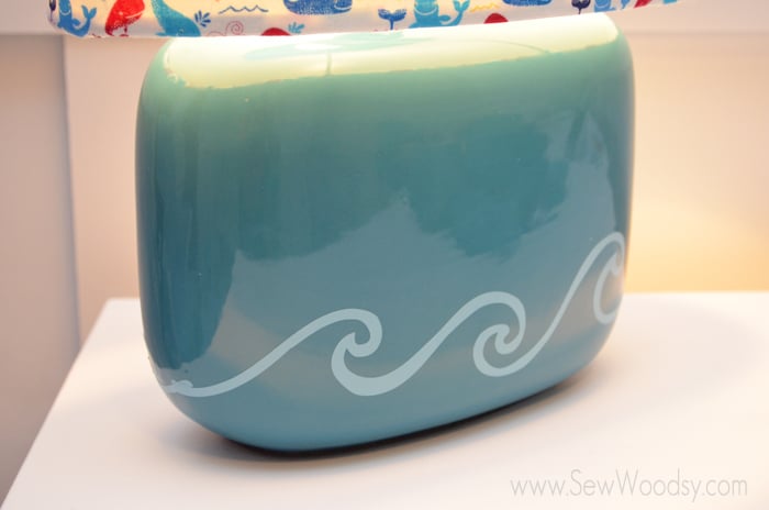 DIY Nursery Whale Lamp