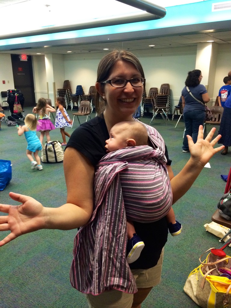 baby wearing class!