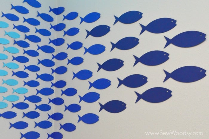 Paper Fish Nursery Decor