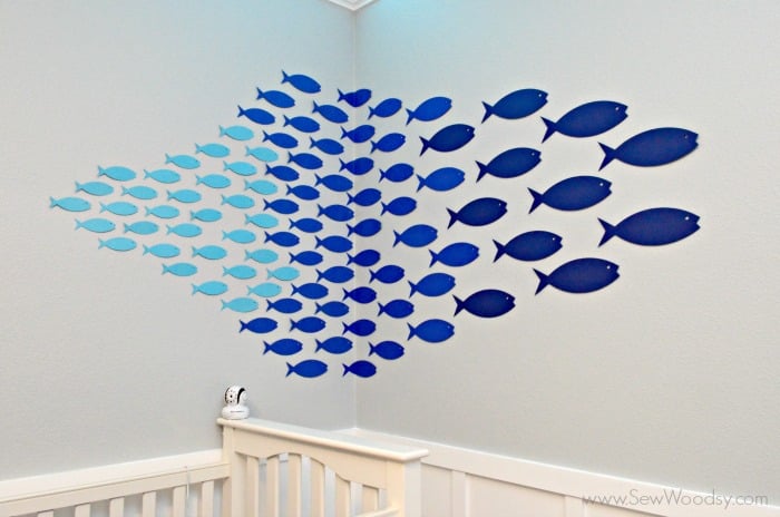 Paper Fish Nursery Decor