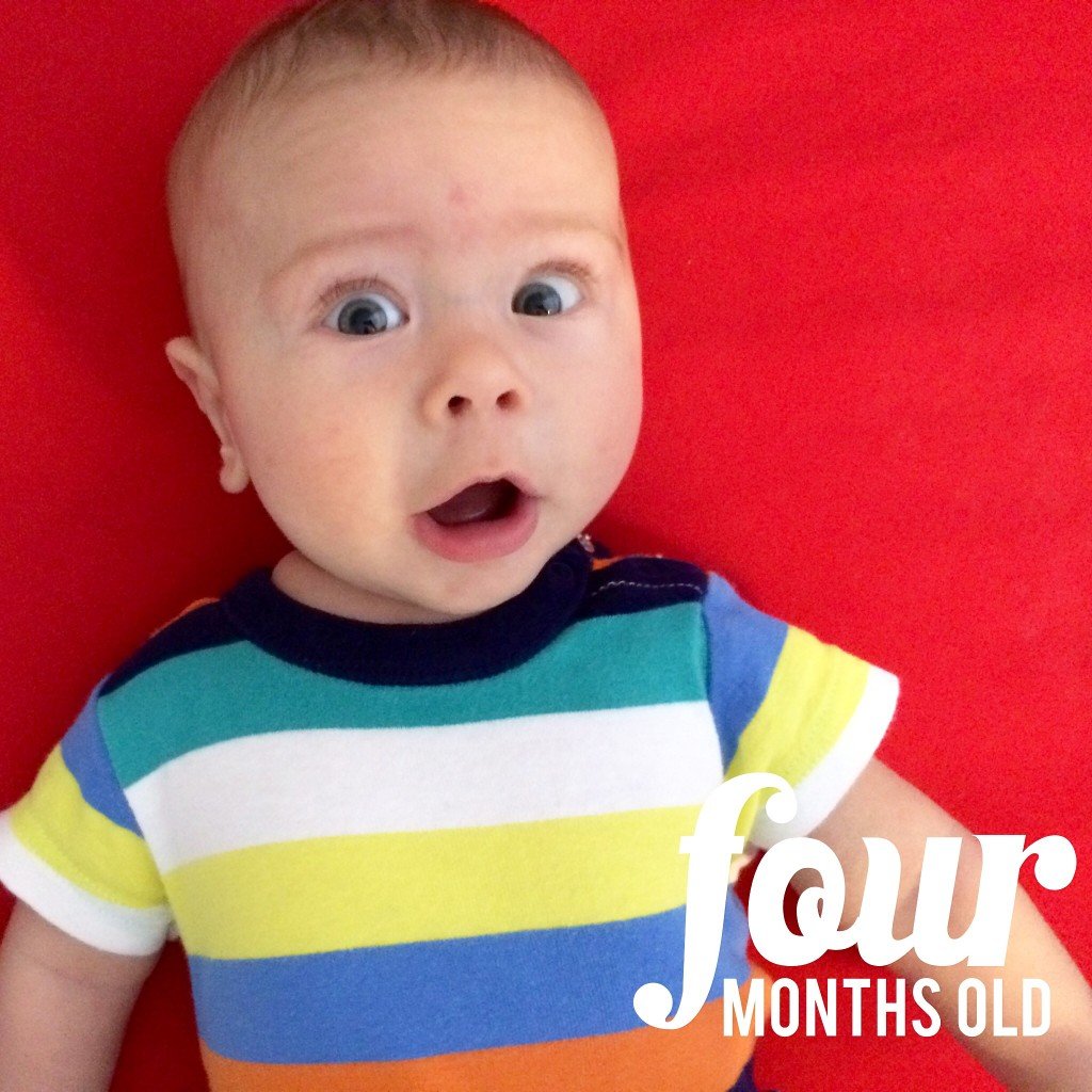 Four Months Old! #babywoodsy