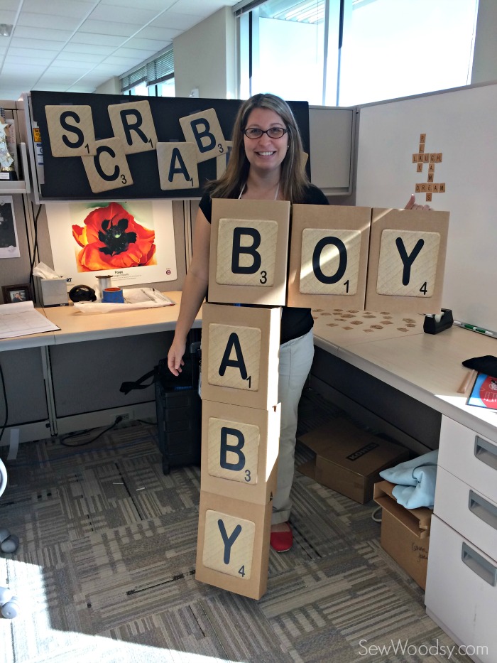 DIY Scrabble Costume 