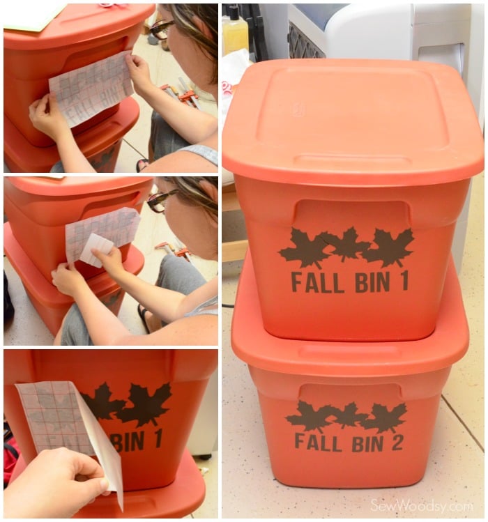 Organize Holiday Bins