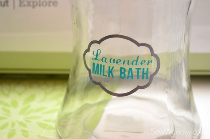 DIY Lavender Milk Bath with Label 11