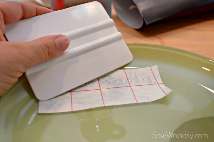 DIY Personalized Santa Cookie Plate 4