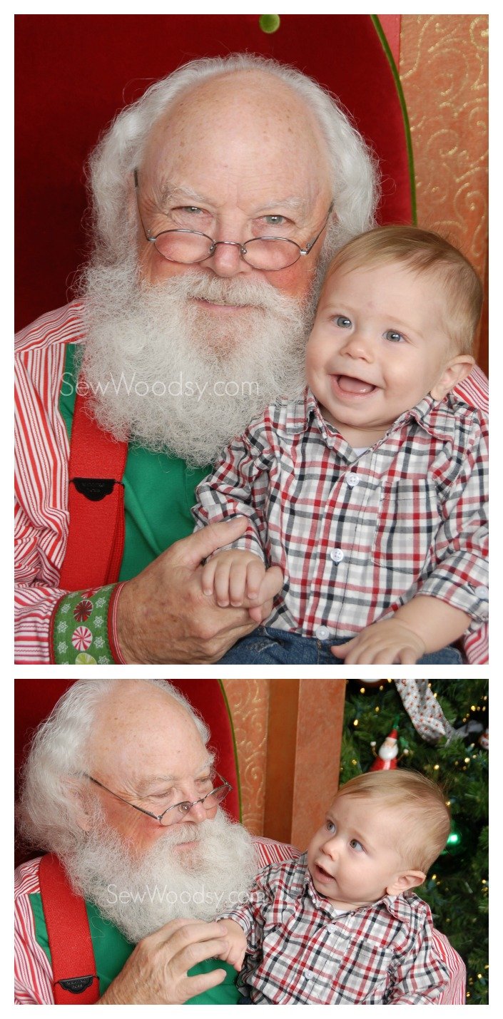 Baby's First Santa Photos