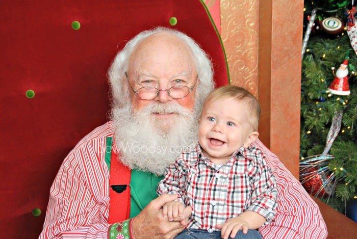 Baby's First Santa Picture