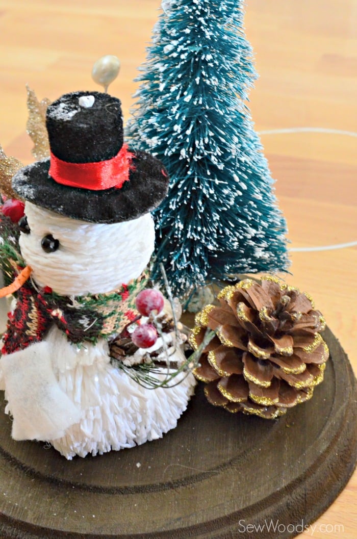 DIY Snowman Bell Jar 5