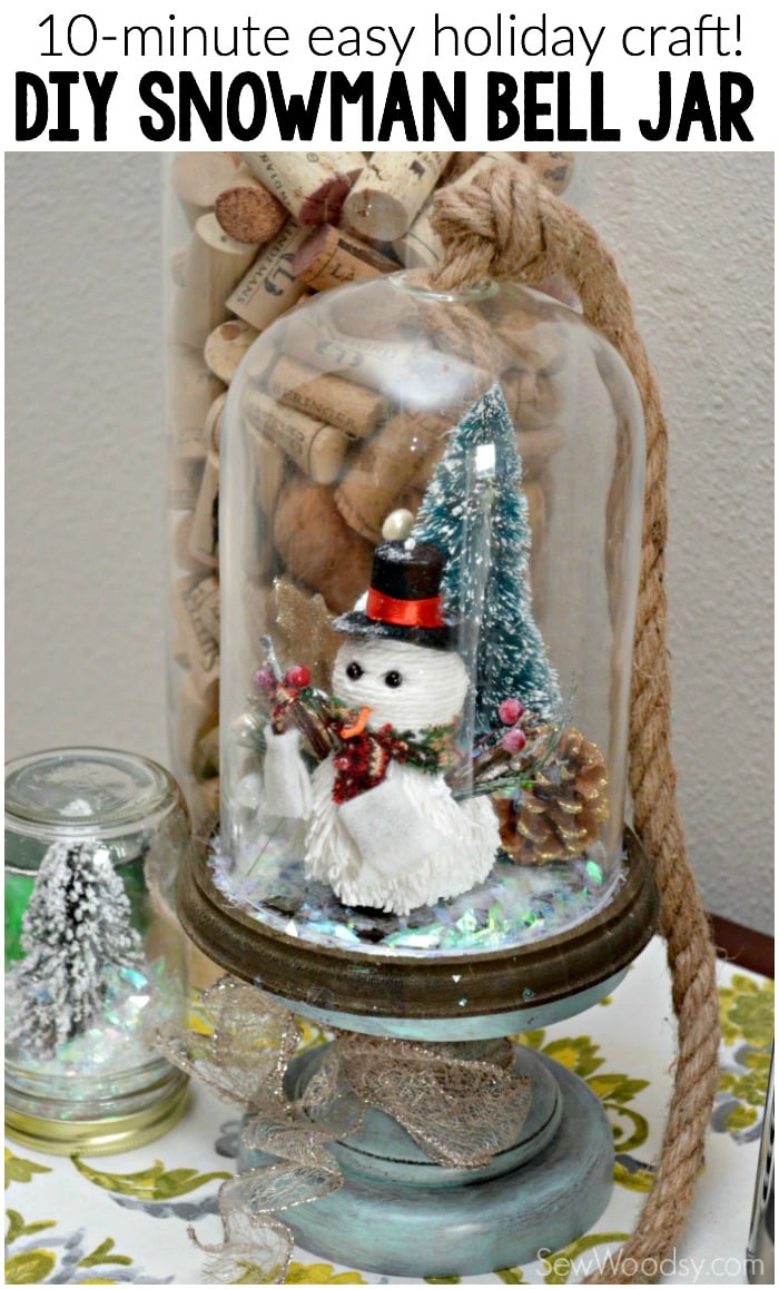 DIY Snowman Bell Jar