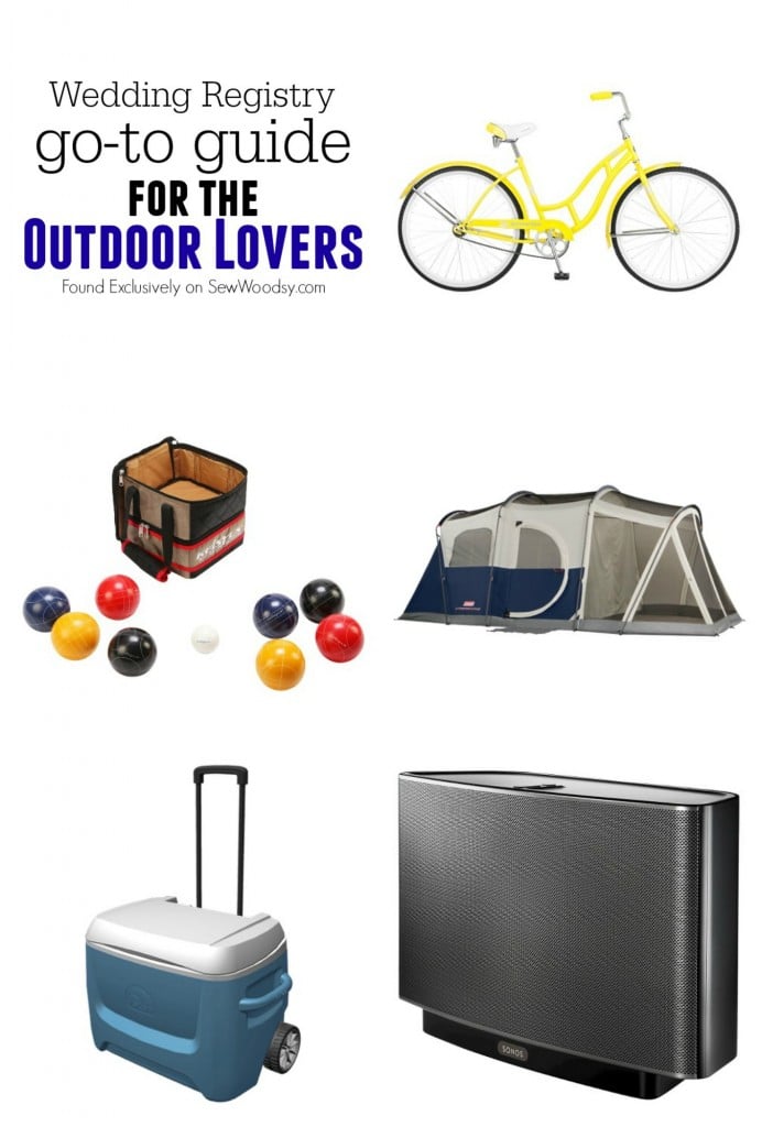 Wedding registry go-to guide for the outdoor lovers