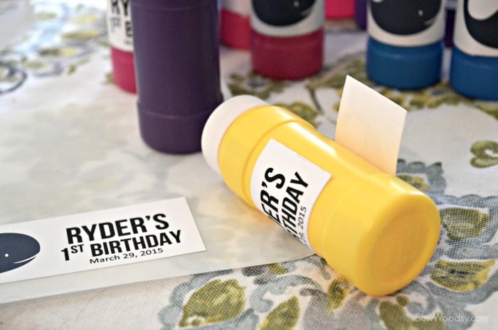 DIY Birthday Bubble Favors 1