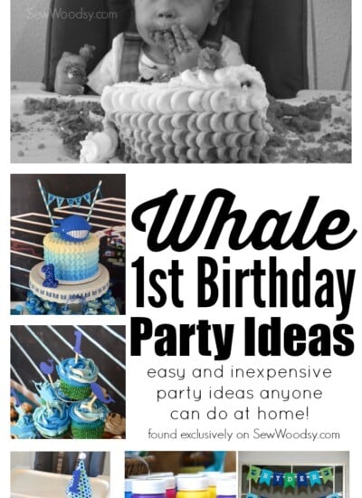 Awesome ideas -->> Whale 1st Birthday Party Ideas