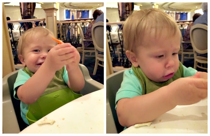 1 Year Old Dining on a Cruise