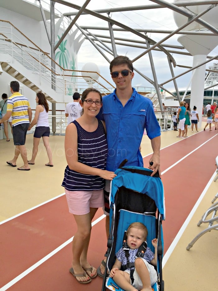 Family on a Cruise Ship