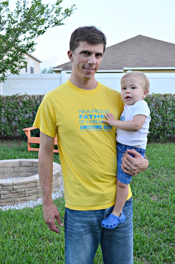 DIY I'm A Proud Father T-Shirt 5