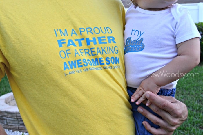 DIY I'm A Proud Father T-Shirt 6