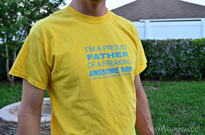 DIY I'm A Proud Father T-Shirt 9