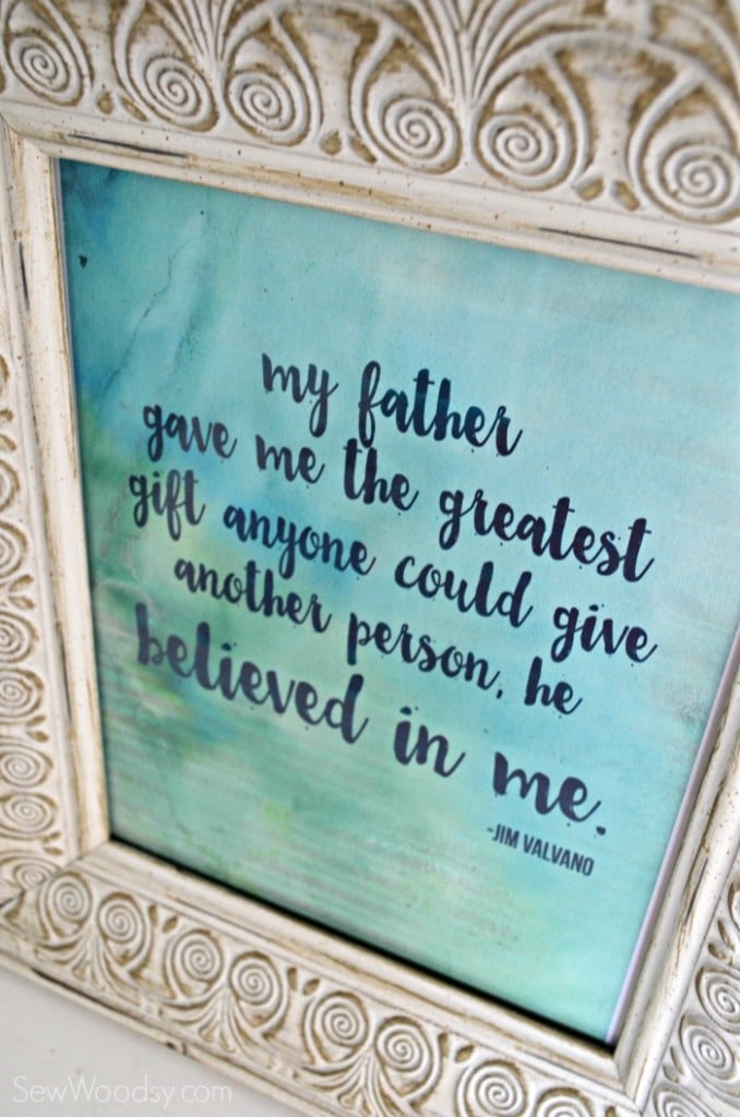 Free Downloadable Father's Day Believe Printable